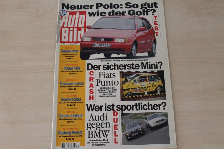 Deckblatt Auto Bild (34/1994)